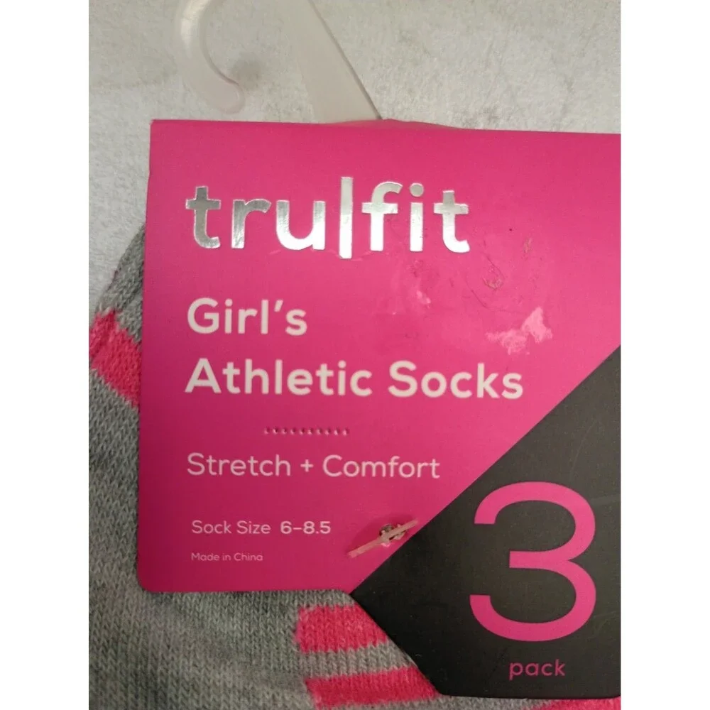 Trulfit Girls Athletic Sock Nwt